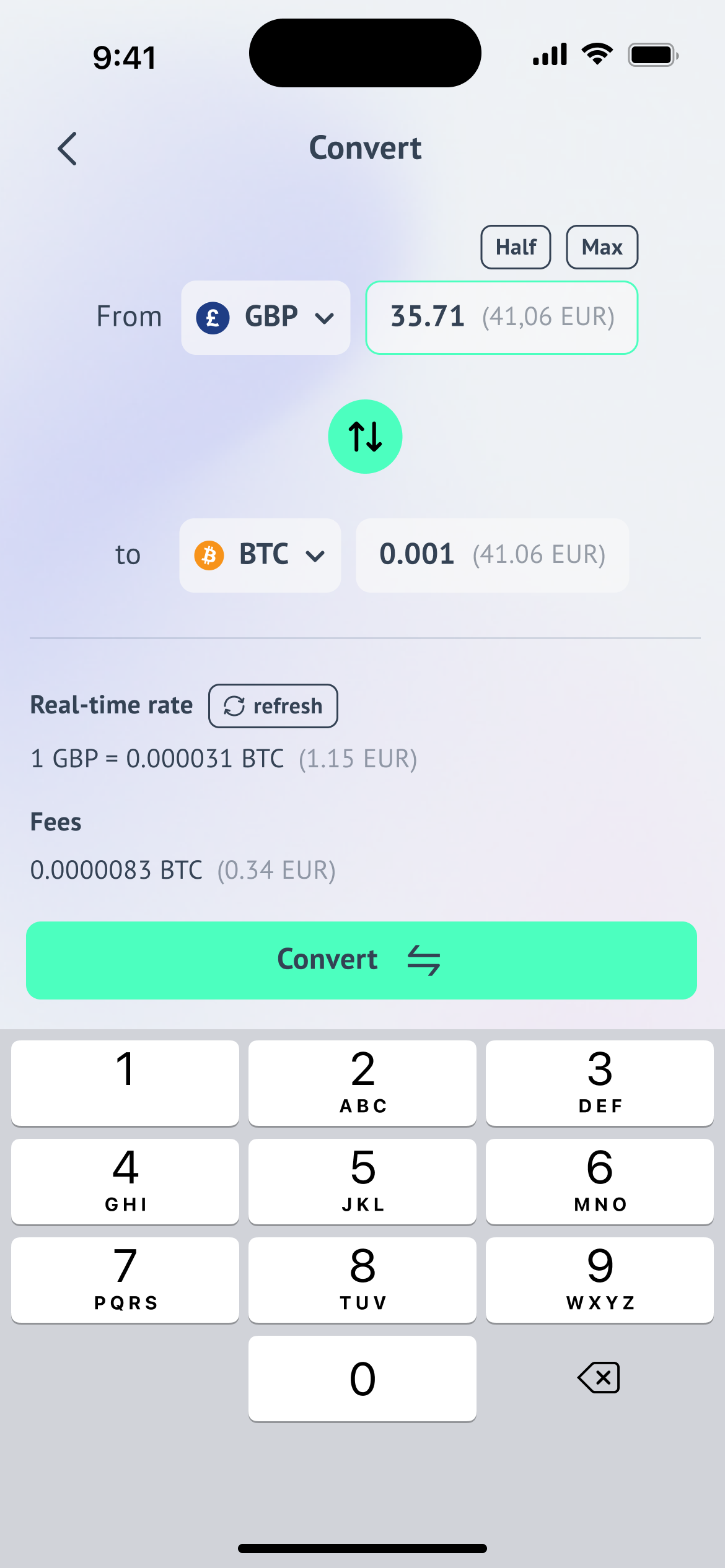 Web 3 wallet - Convert currencies